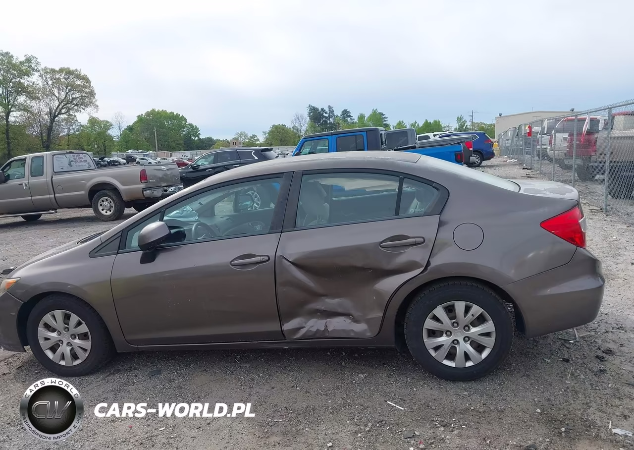 2012 Honda Civic Lx VIN:2HGFB2F59CH560605 - 6