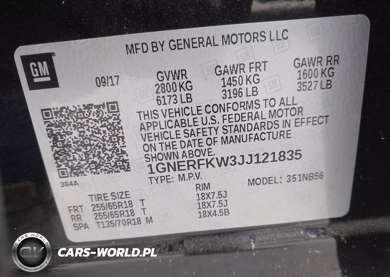 2018 Chevrolet Traverse Ls VIN:1GNERFKW3JJ121835 - 9