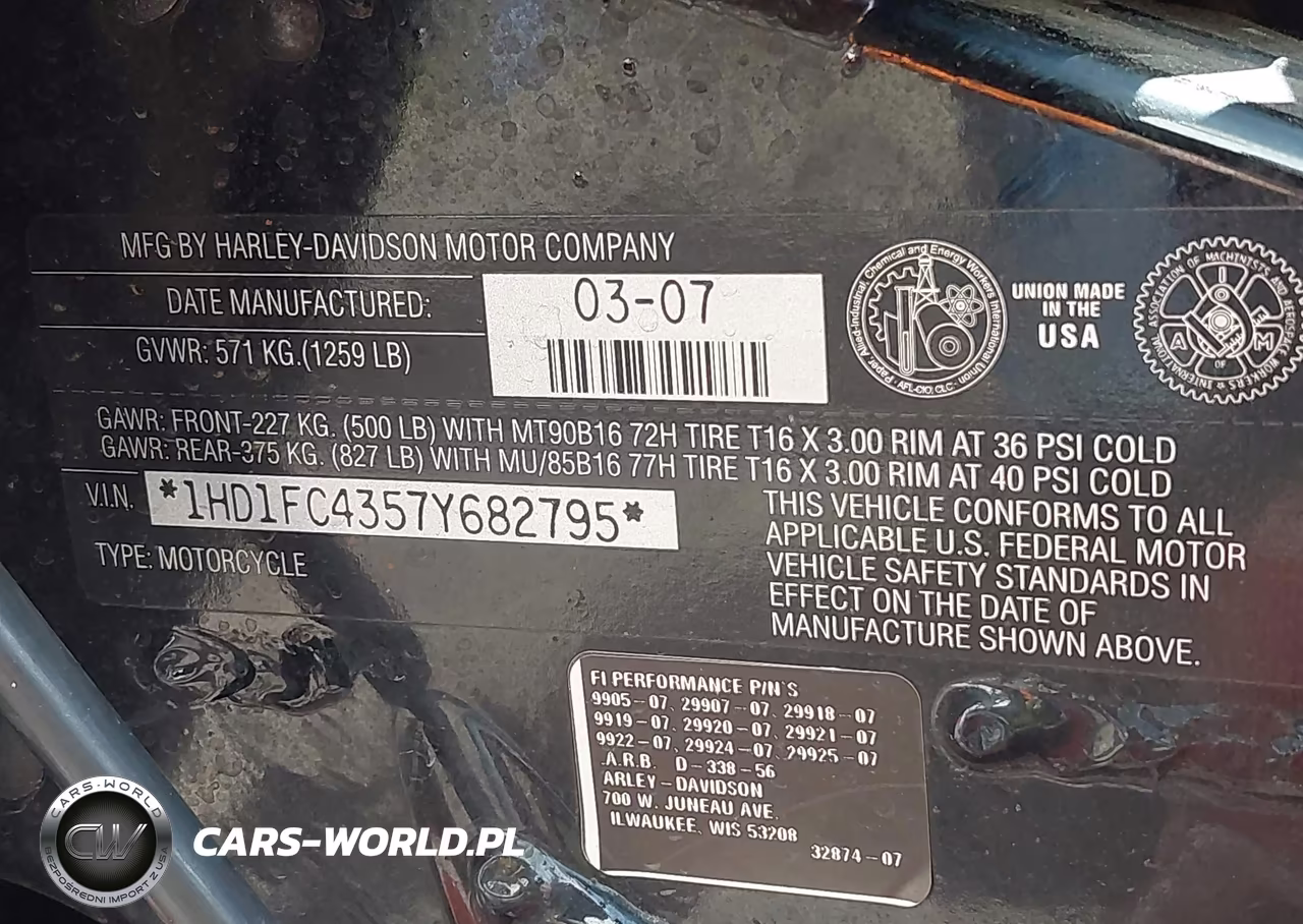 2007 Harley-Davidson Flhtcui VIN:1HD1FC4357Y682795 - 10