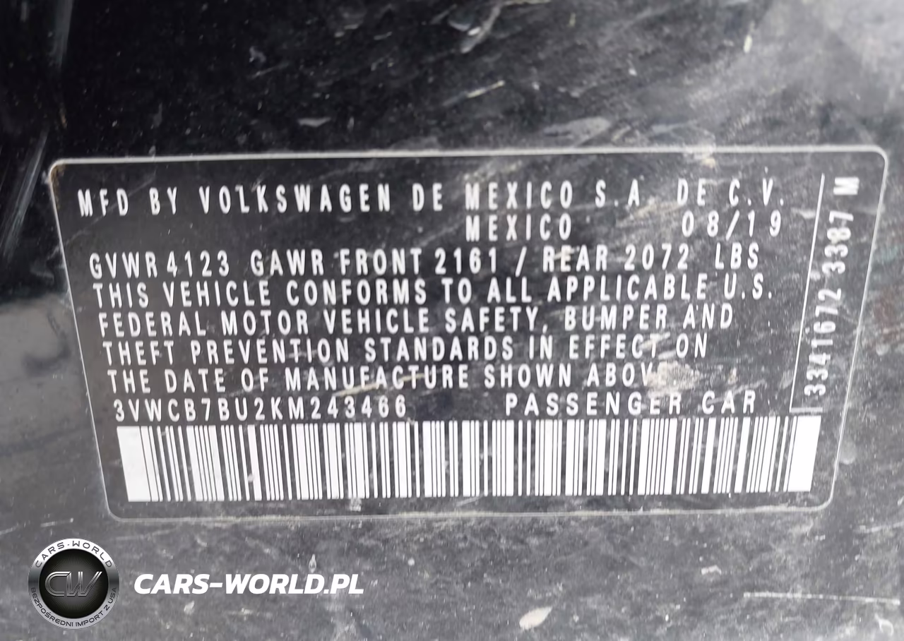 2019 Volkswagen Jetta 1.4T R-Line-1.4T S-1.4T Se VIN:3VWCB7BU2KM243466 - 9