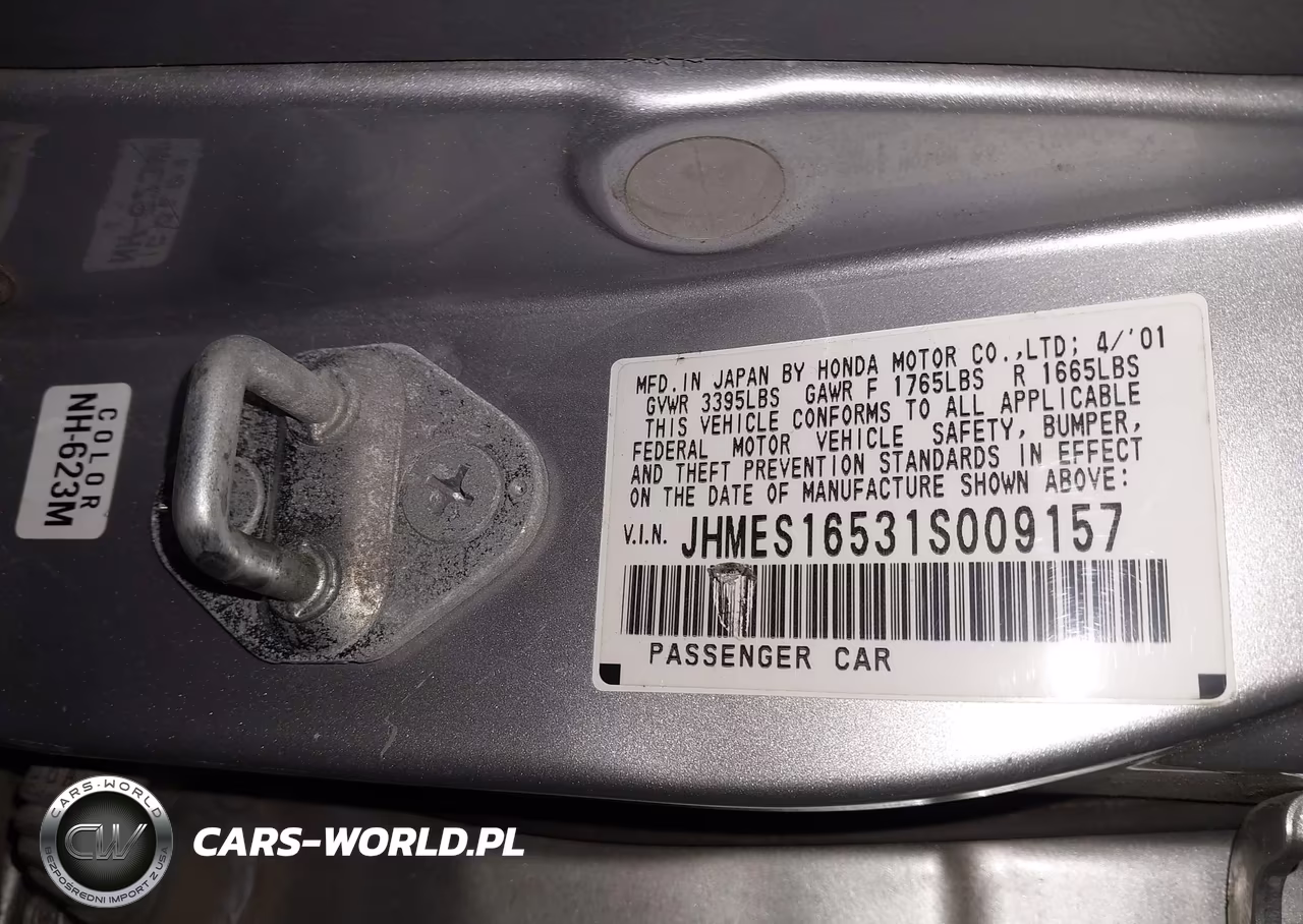2001 Honda Civic Lx VIN:JHMES16531S009157 - 9