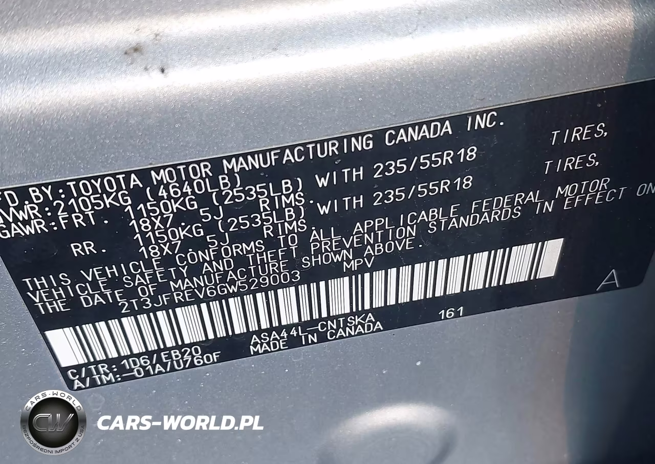 2016 Toyota Rav4 Se VIN:2T3JFREV6GW529003 - 9