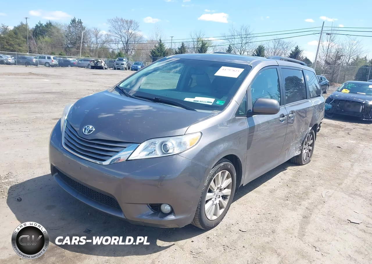 2015 Toyota Sienna Xle 7 Passenger VIN:5TDDK3DC6FS102359 - 2
