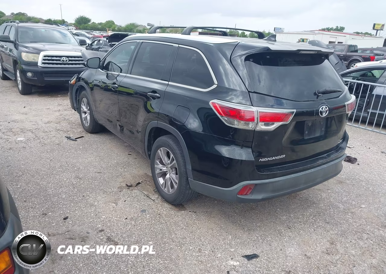 2015 Toyota Highlander Xle V6 VIN:5TDKKRFH5FS111573 - 3
