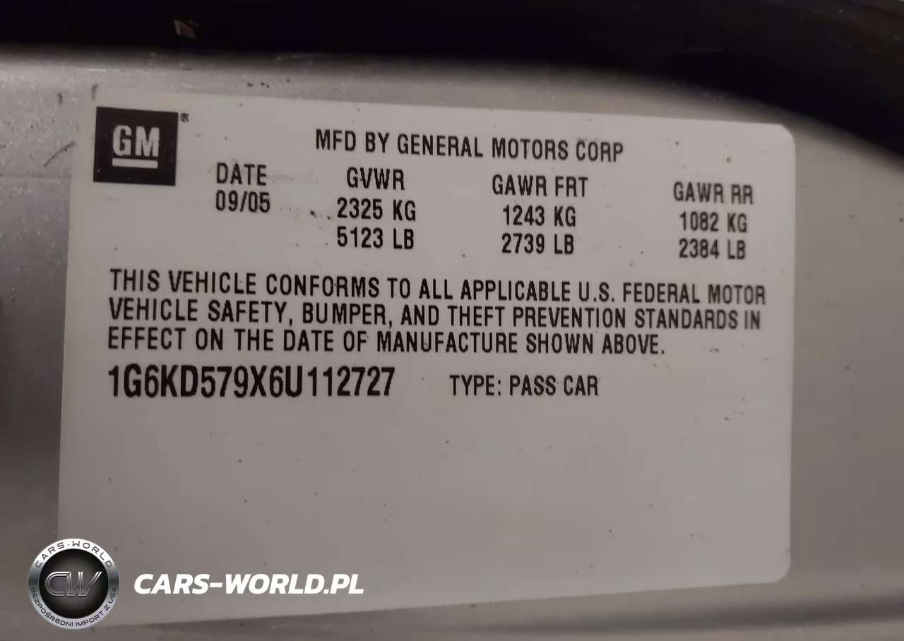 2006 Cadillac Dts Performance VIN:1G6KD579X6U112727 - 9