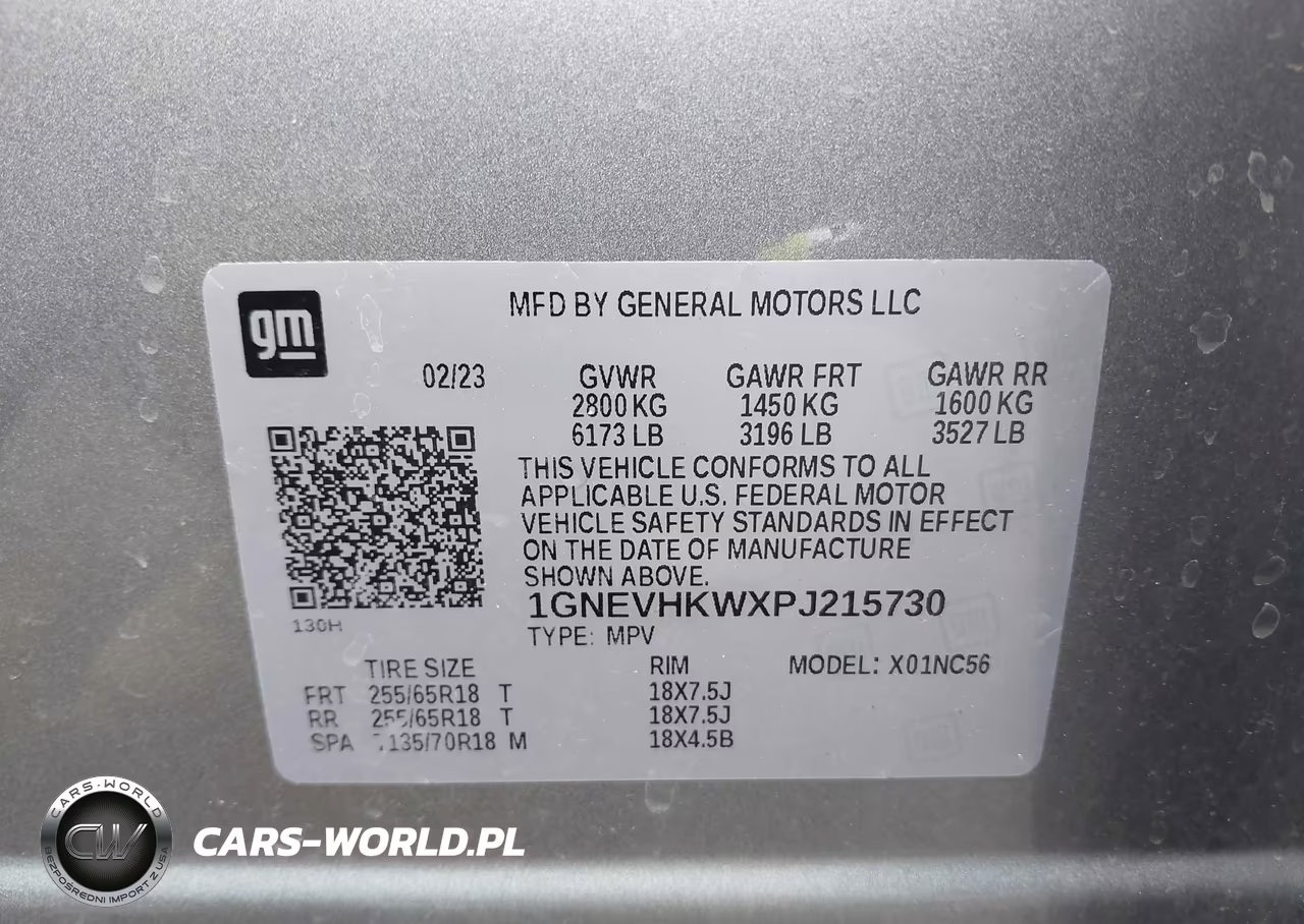 2023 Chevrolet Traverse Awd Lt Leather VIN:1GNEVHKWXPJ215730 - 9