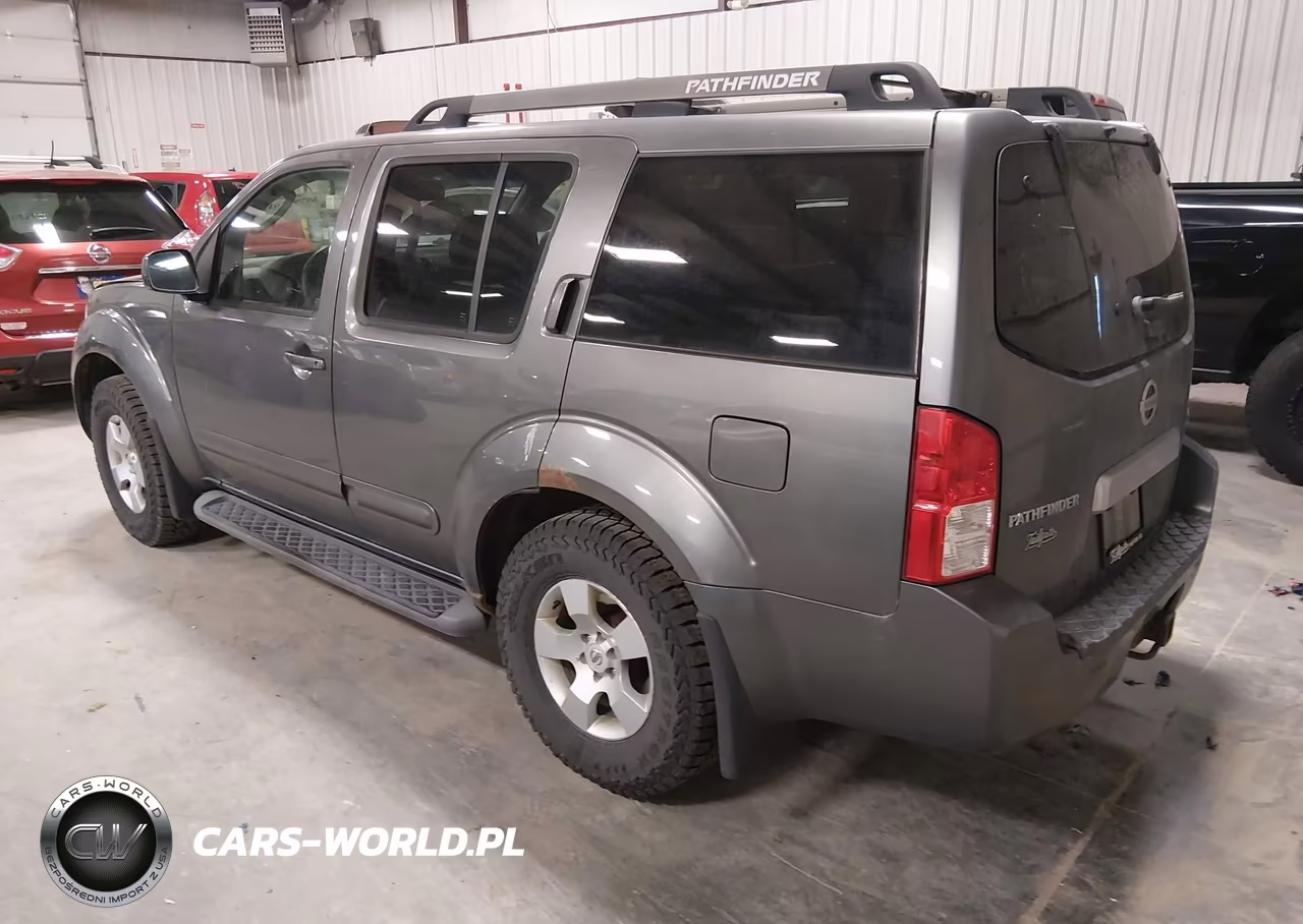 2007 Nissan Pathfinder Se VIN:5N1AR18W17C628999 - 3