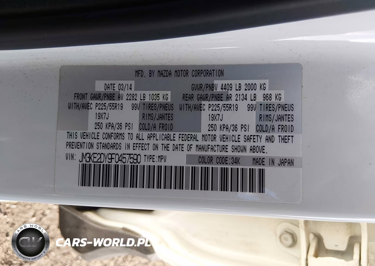 2015 Mazda Cx-5 Grand Touring VIN:JM3KE2DY9F0457590 - 9