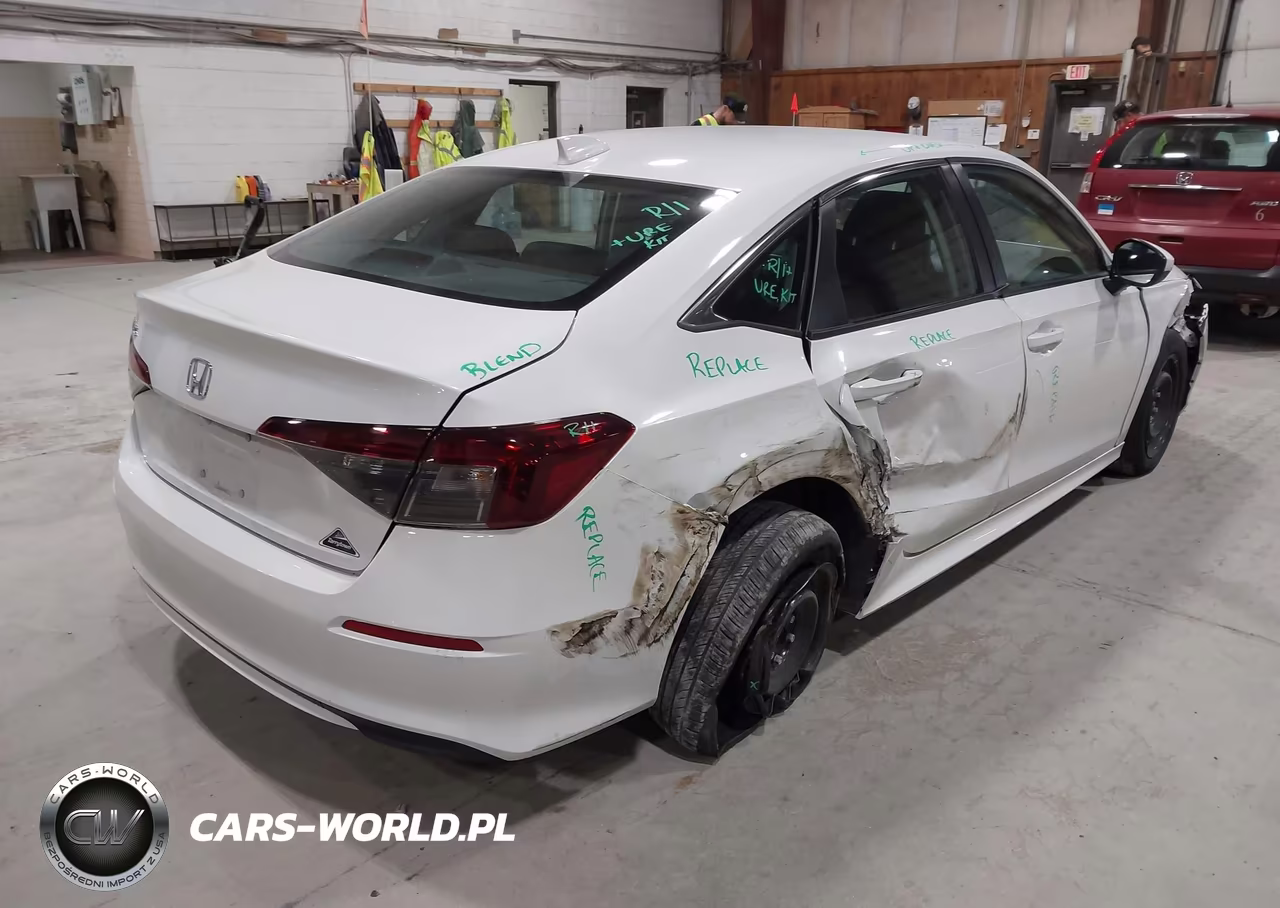 2025 Honda Civic Lx VIN:2HGFE2F27SH572196 - 4