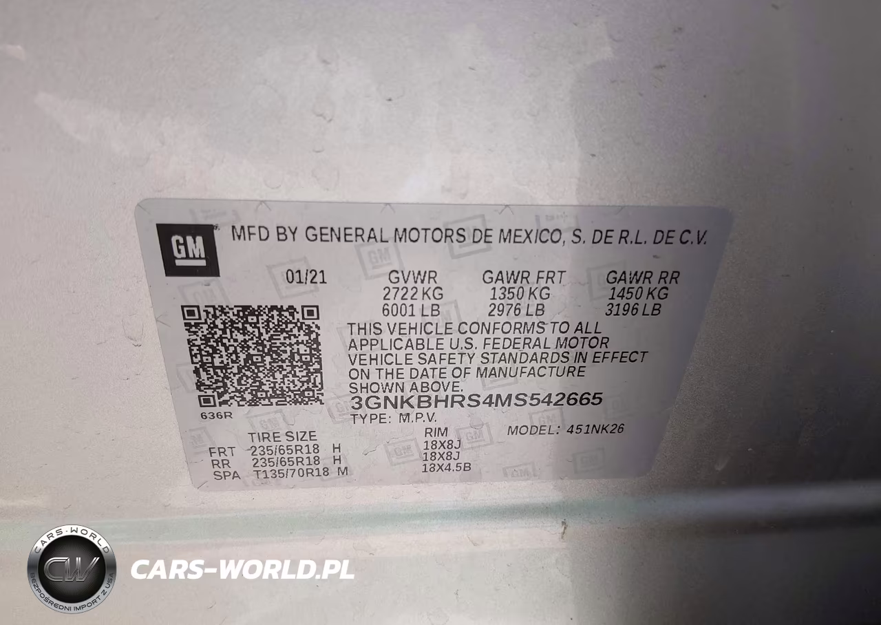 2021 Chevrolet Blazer Awd 2Lt VIN:3GNKBHRS4MS542665 - 9