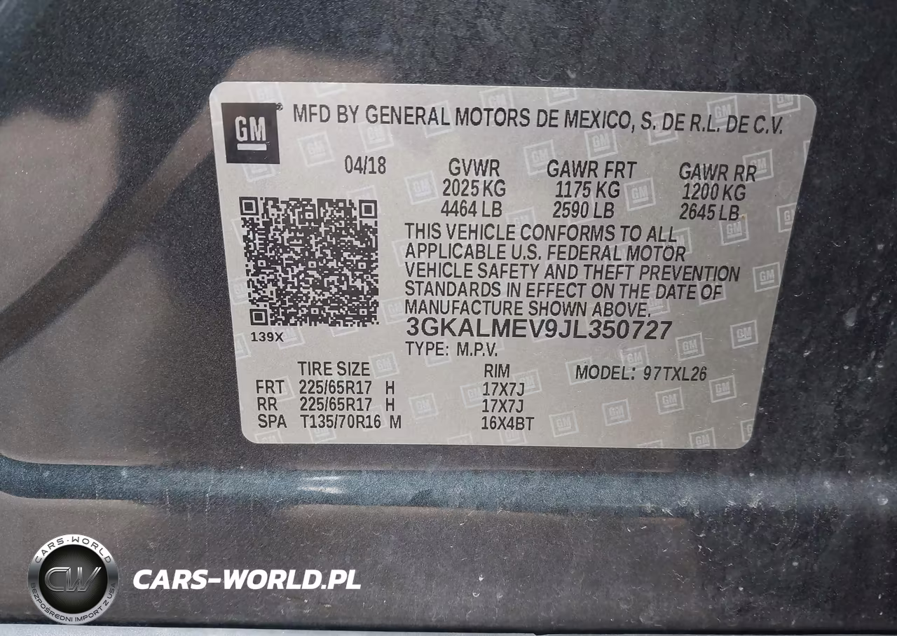 2018 GMC Terrain Sle VIN:3GKALMEV9JL350727 - 9