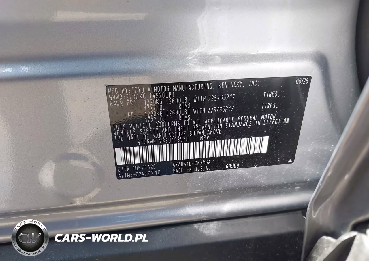 2025 Toyota Rav4 Hybrid Xle VIN:4T3RWRFV8SU198578 - 9