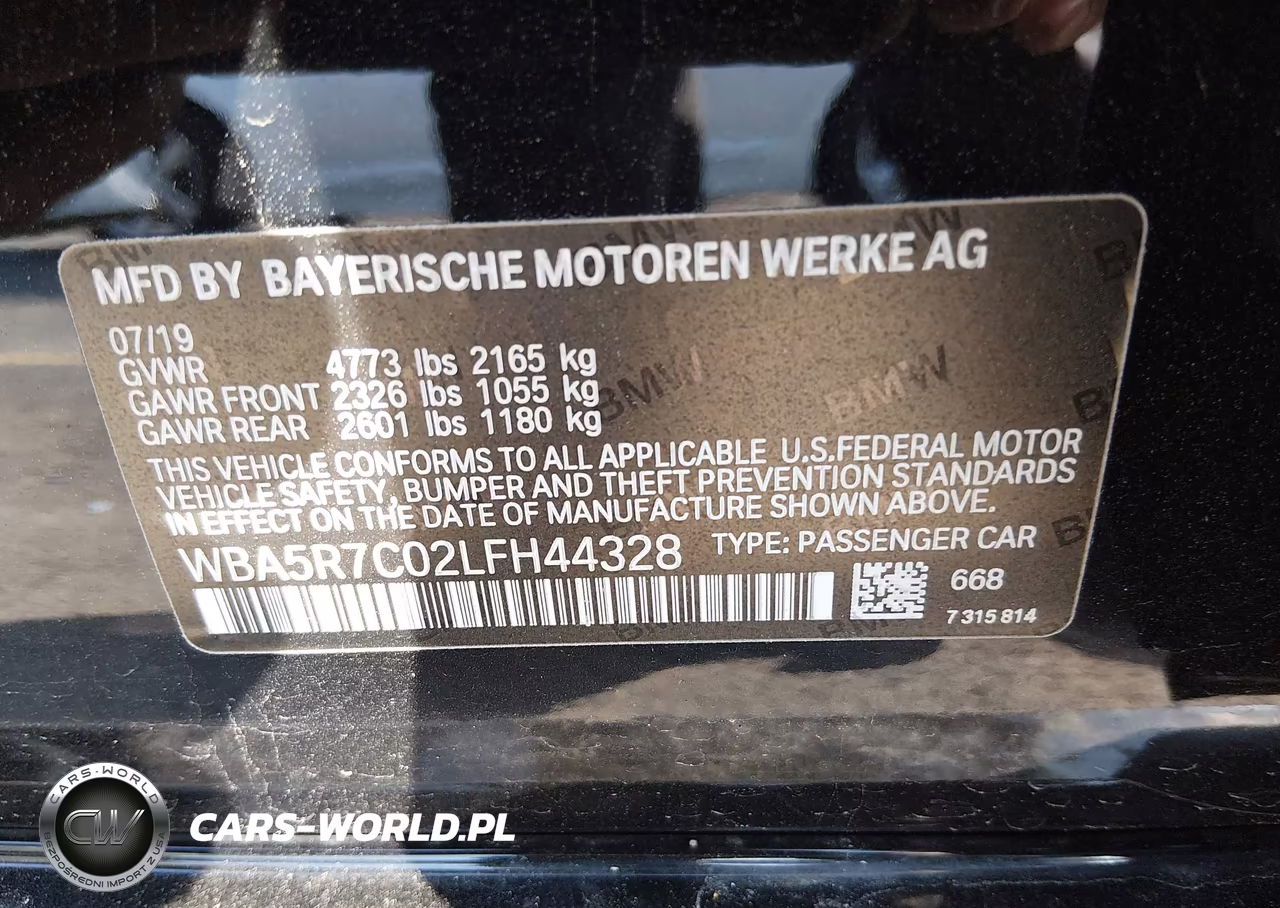 2020 BMW 330I xDrive VIN:WBA5R7C02LFH44328 - 9