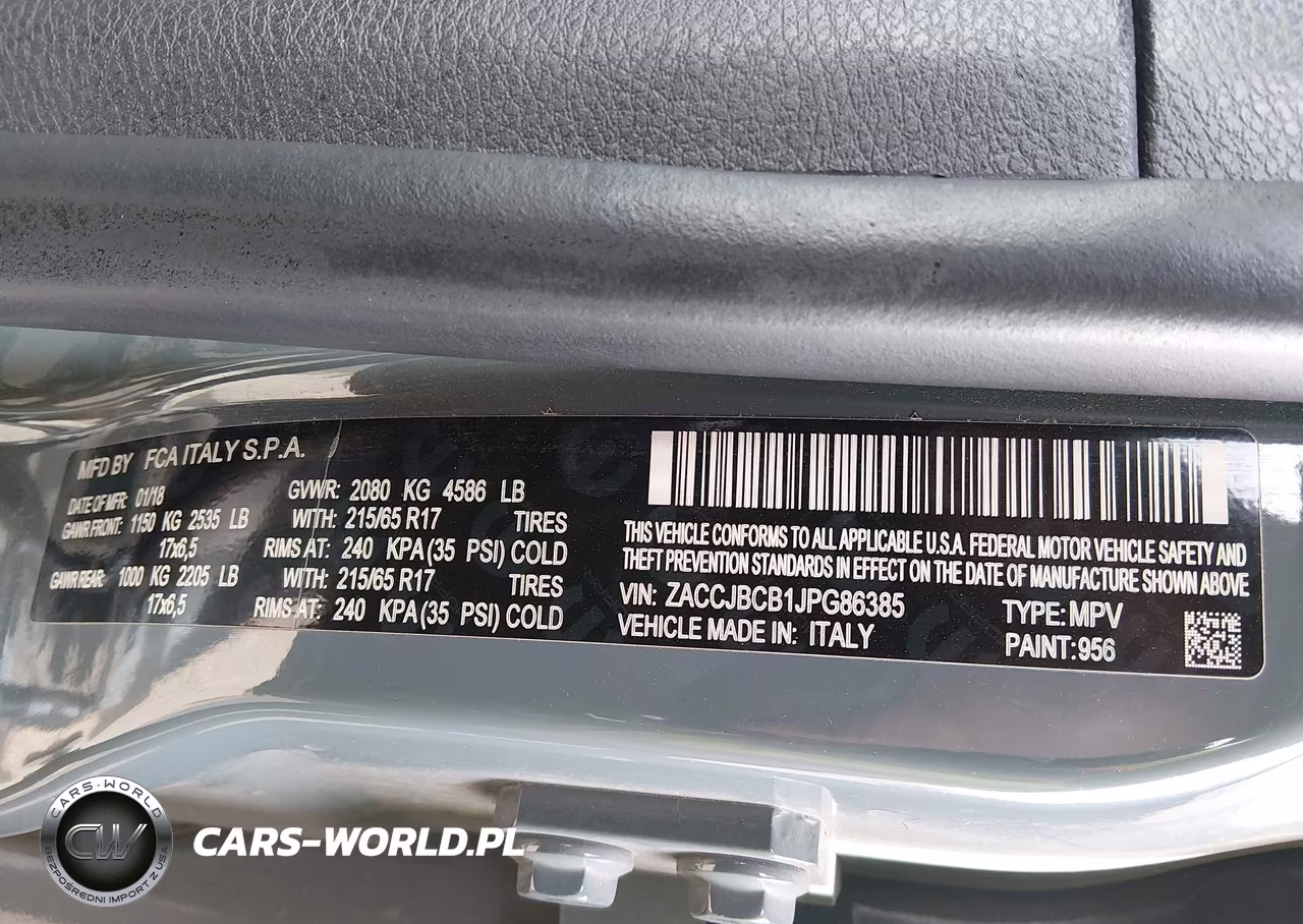 2018 Jeep Renegade Trailhawk 4X4 VIN:ZACCJBCB1JPG86385 - 9