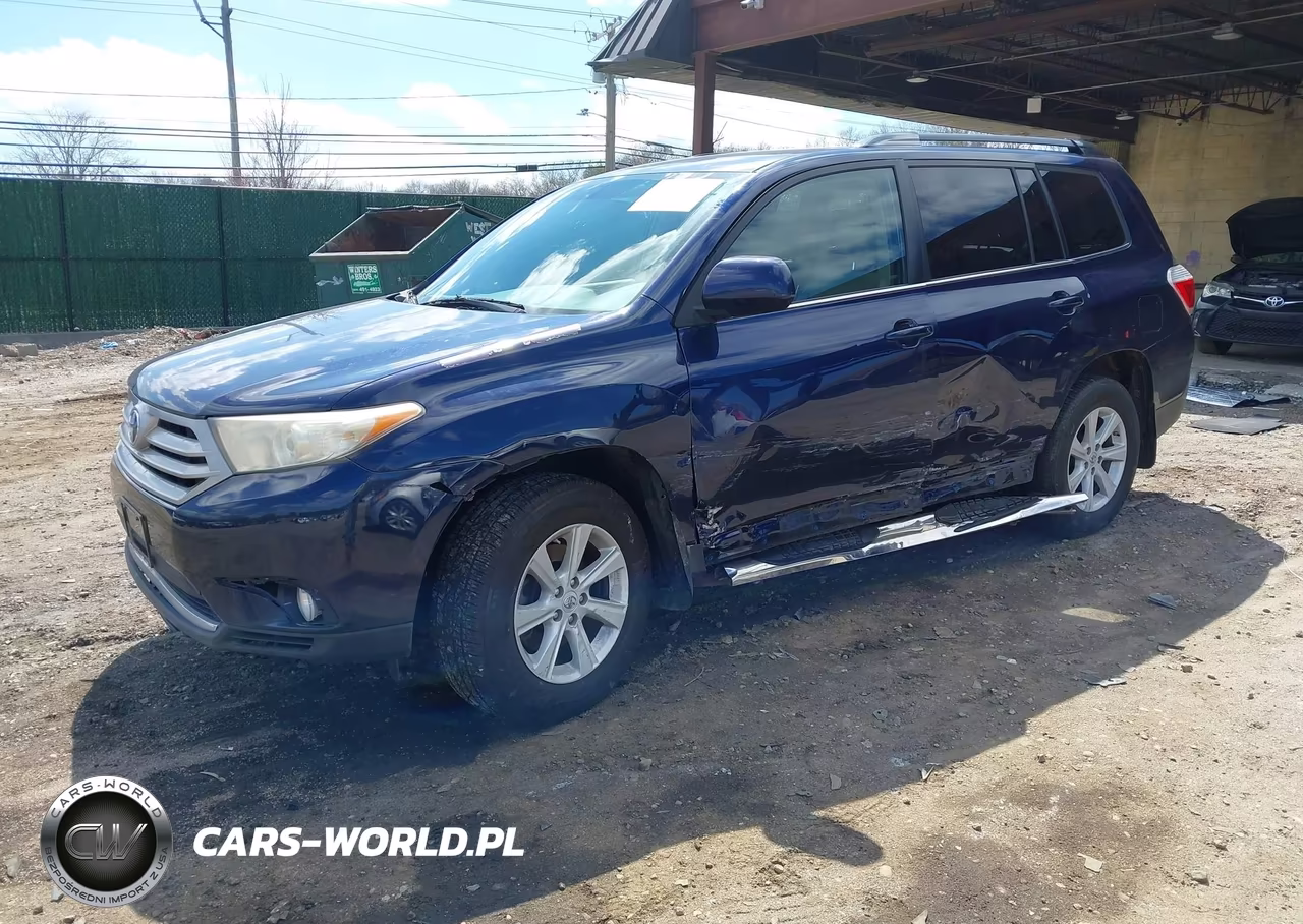 2013 Toyota Highlander Base Plus V6 VIN:5TDBK3EH3DS211408 - 2