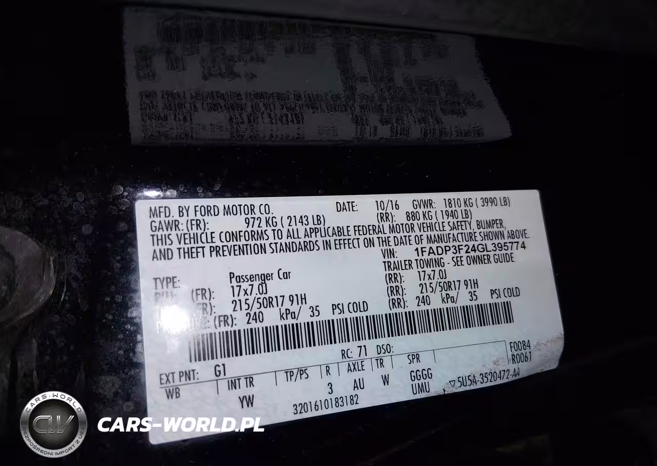 2016 Ford Focus Se VIN:1FADP3F24GL395774 - 9