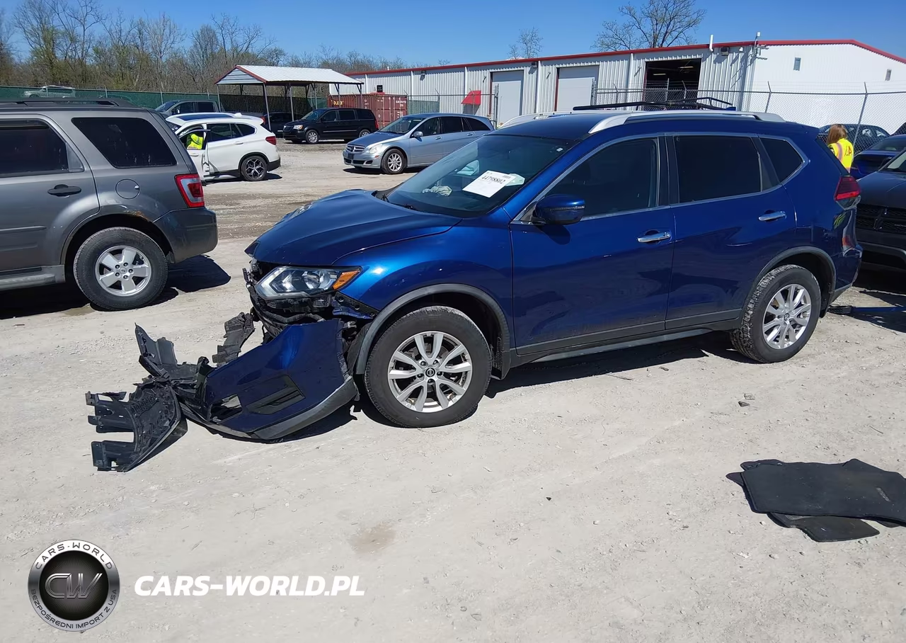 2017 Nissan Rogue Sv VIN:KNMAT2MV5HP594357 - 2