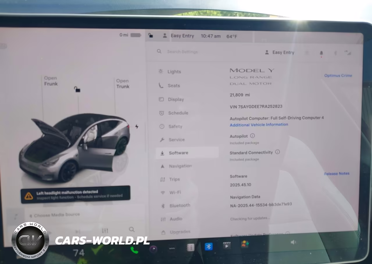 2024 Tesla Model Y Long Range Dual Motor All-Wheel Drive VIN:7SAYGDEE7RA252823 - 19