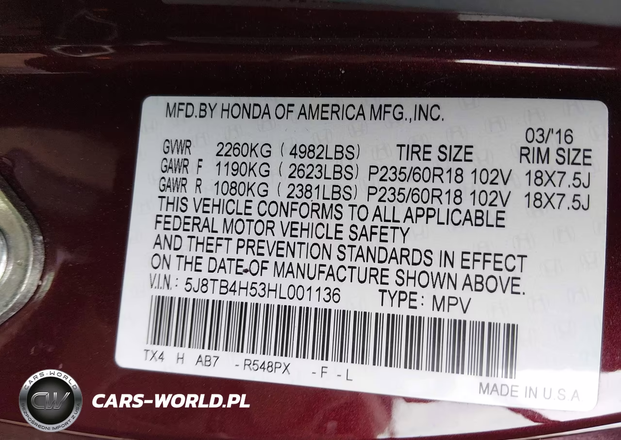 2017 Acura Rdx Technology Acurawatch Plus Packages-W-Technology Package VIN:5J8TB4H53HL001136 - 9