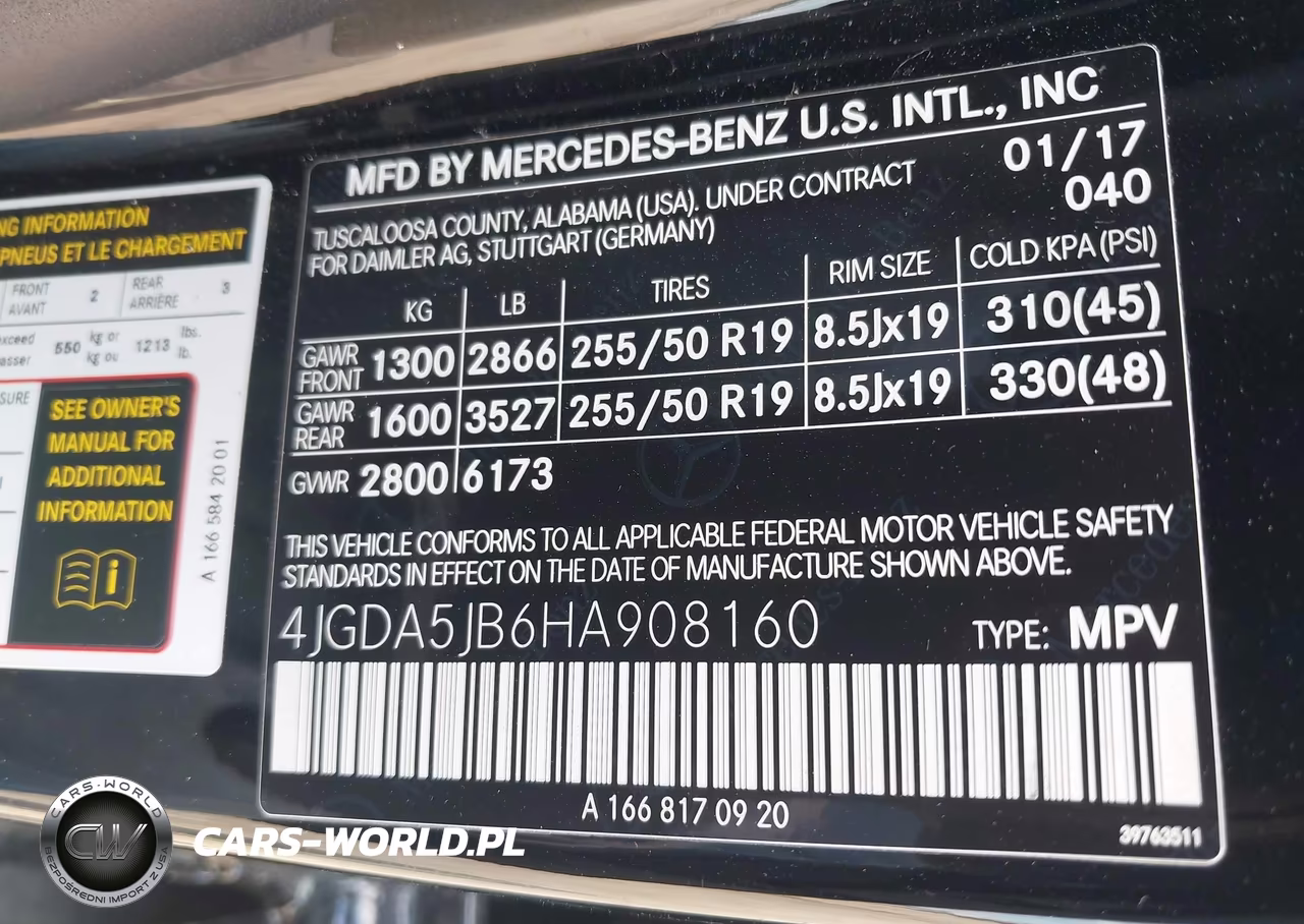 2017 Mercedes-Benz Gle 350 VIN:4JGDA5JB6HA908160 - 9
