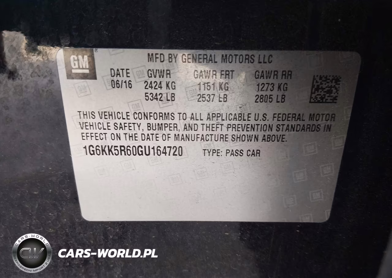 2016 Cadillac Ct6 Platinum VIN:1G6KK5R60GU164720 - 9