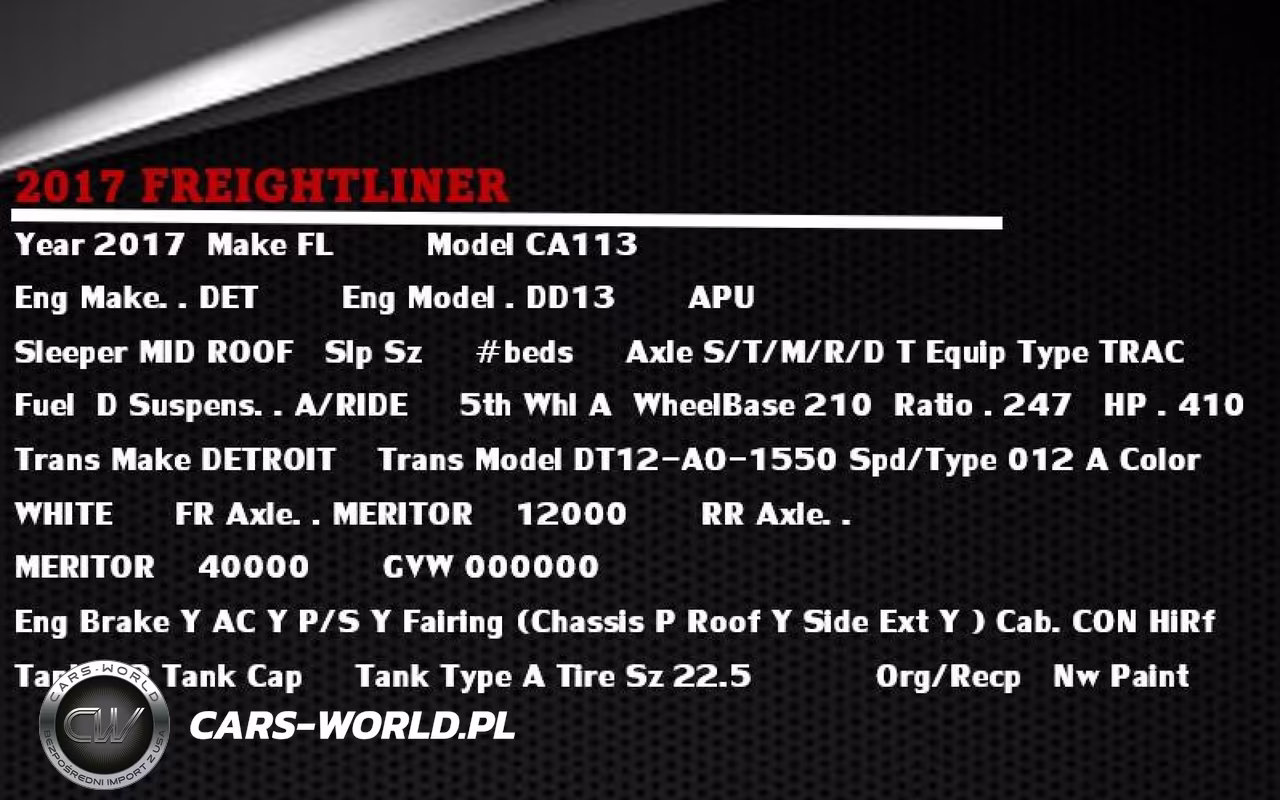 2017 Freightliner Cascadia 113 VIN:1FUJGHDV2HLHS8400 - 13