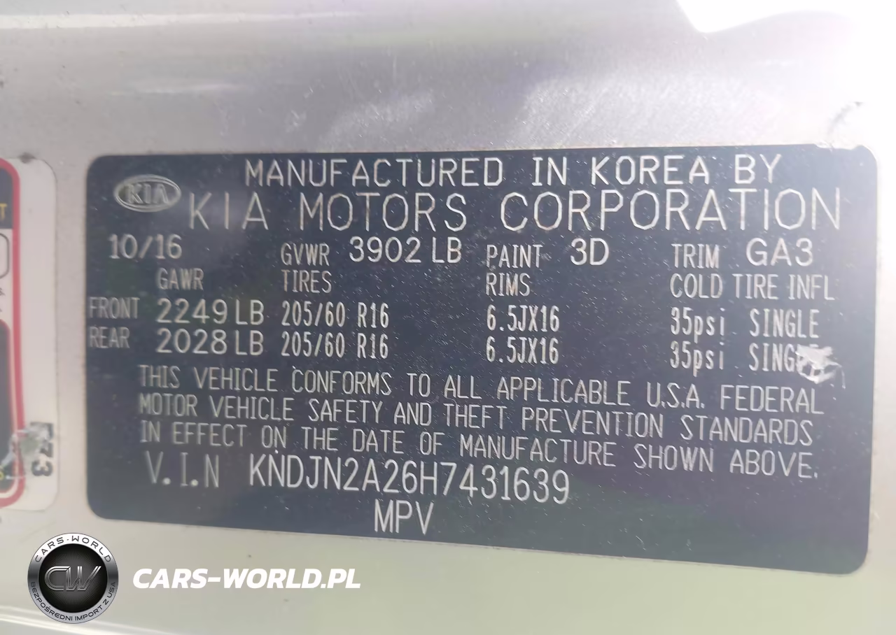 2017 Kia Soul ! VIN:KNDJN2A26H7431639 - 9