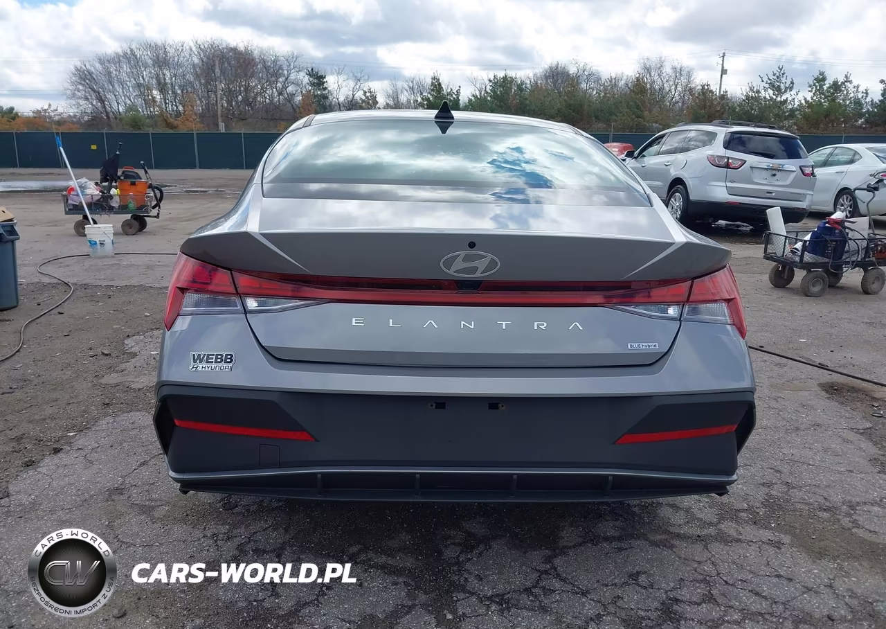 2025 Hyundai Elantra Hybrid Blue VIN:KMHLM4DJ9SU164995 - 17