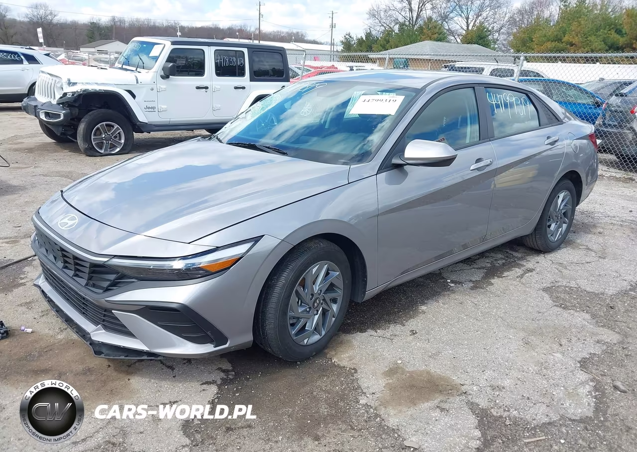 2025 Hyundai Elantra Hybrid Blue VIN:KMHLM4DJ9SU164995 - 2