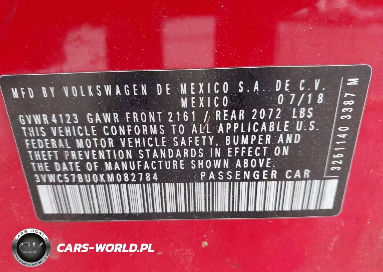 2019 Volkswagen Jetta 1.4T R-Line-1.4T S-1.4T Se VIN:3VWC57BU0KM082784 - 9