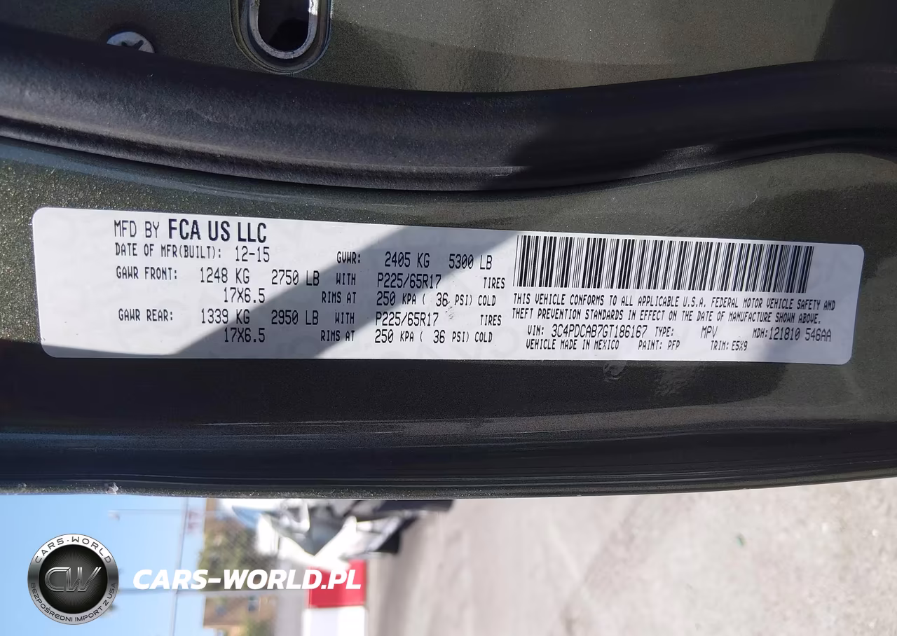 2016 Dodge Journey Se VIN:3C4PDCAB7GT186167 - 9
