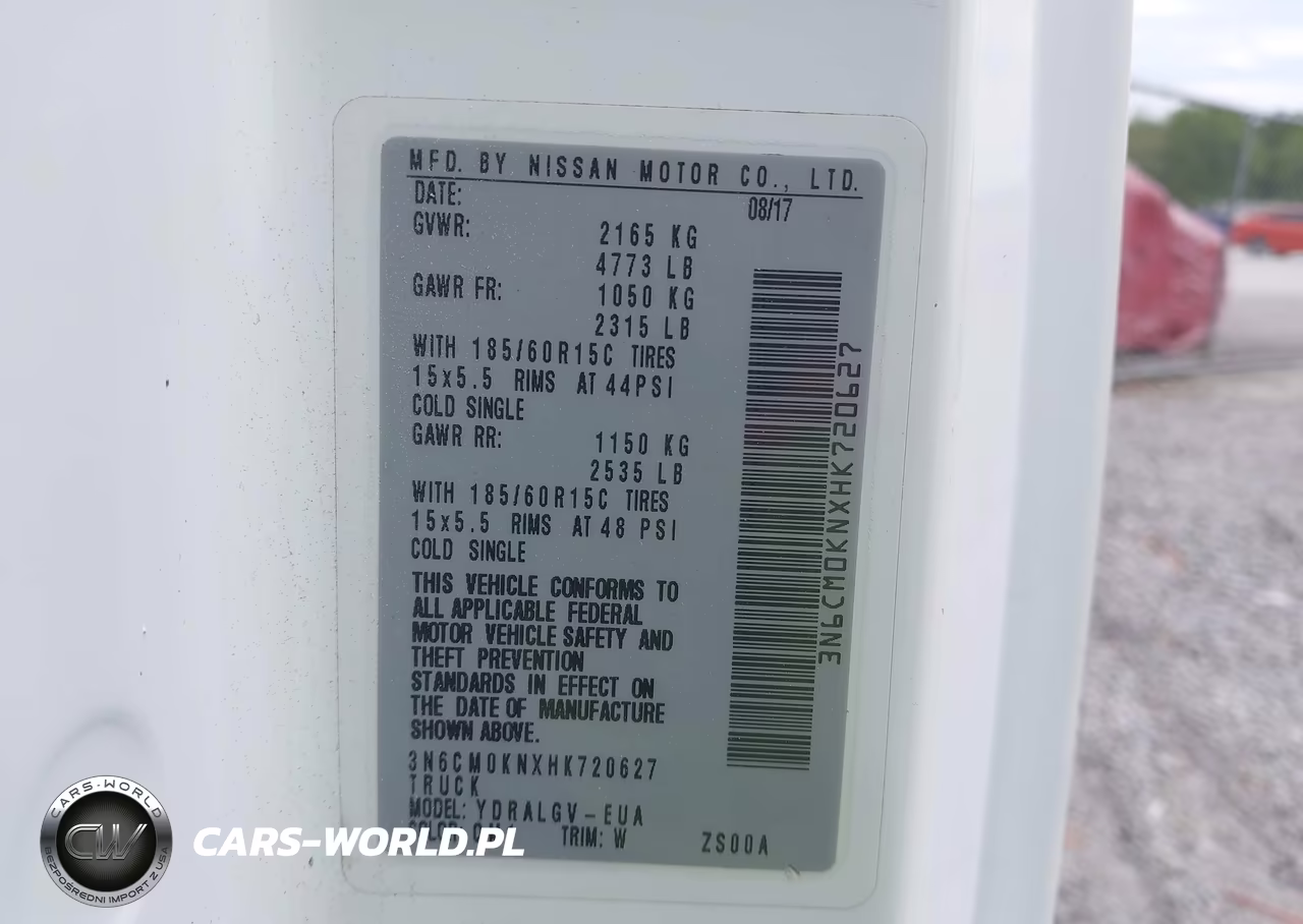 2017 Nissan Nv200 Sv VIN:3N6CM0KNXHK720627 - 9
