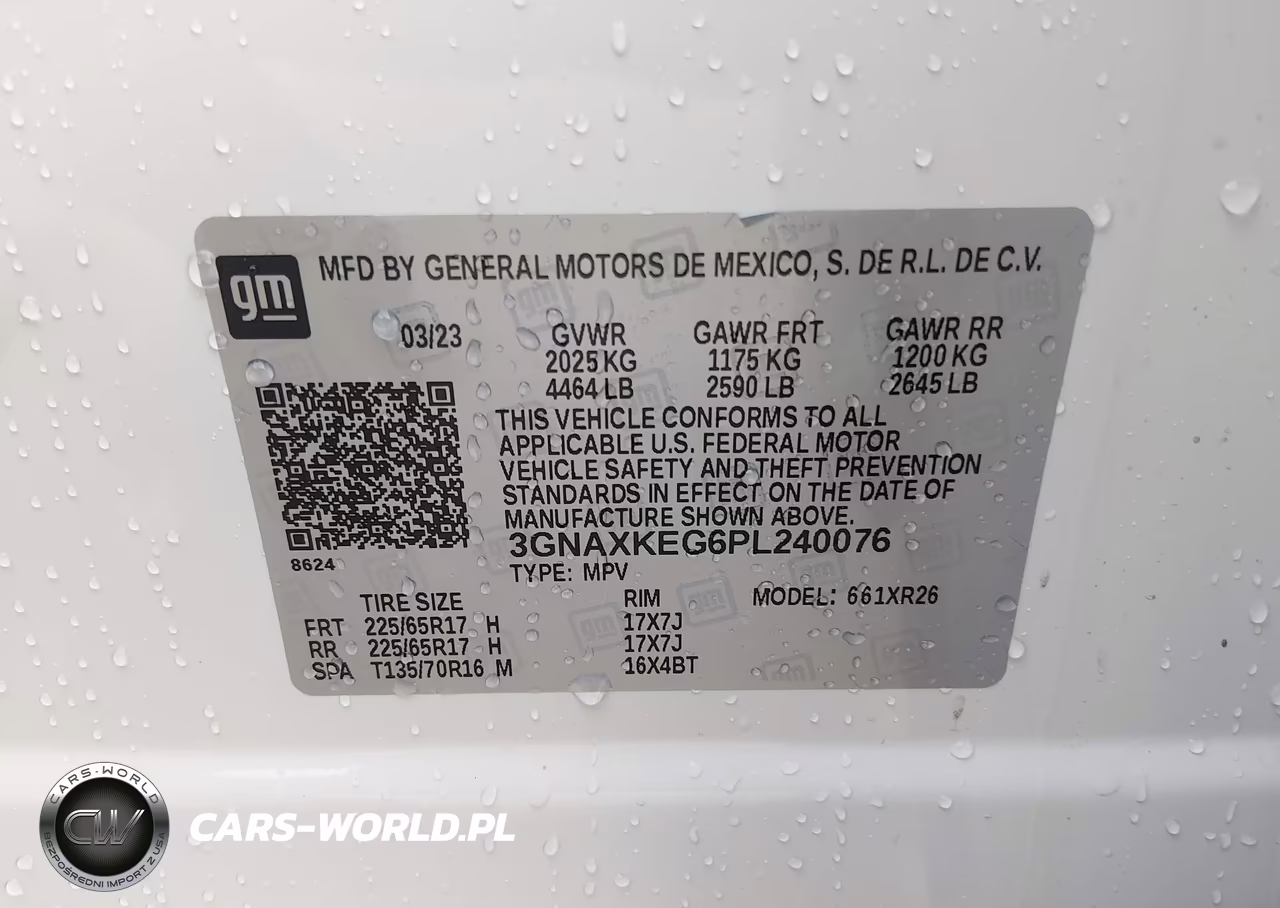 2023 Chevrolet Equinox Fwd Lt VIN:3GNAXKEG6PL240076 - 9