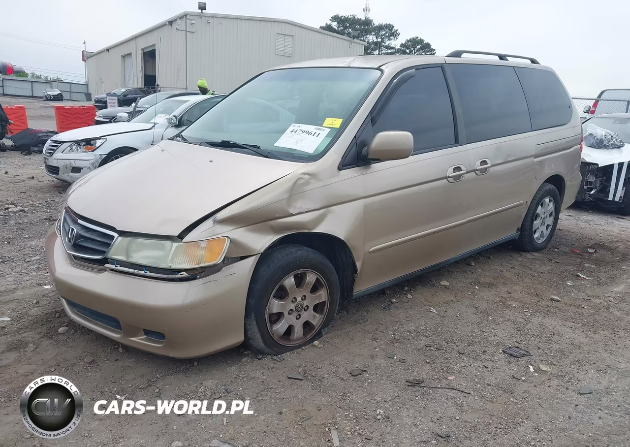 2002 Honda Odyssey Ex VIN:5FNRL18692B015405 - 2