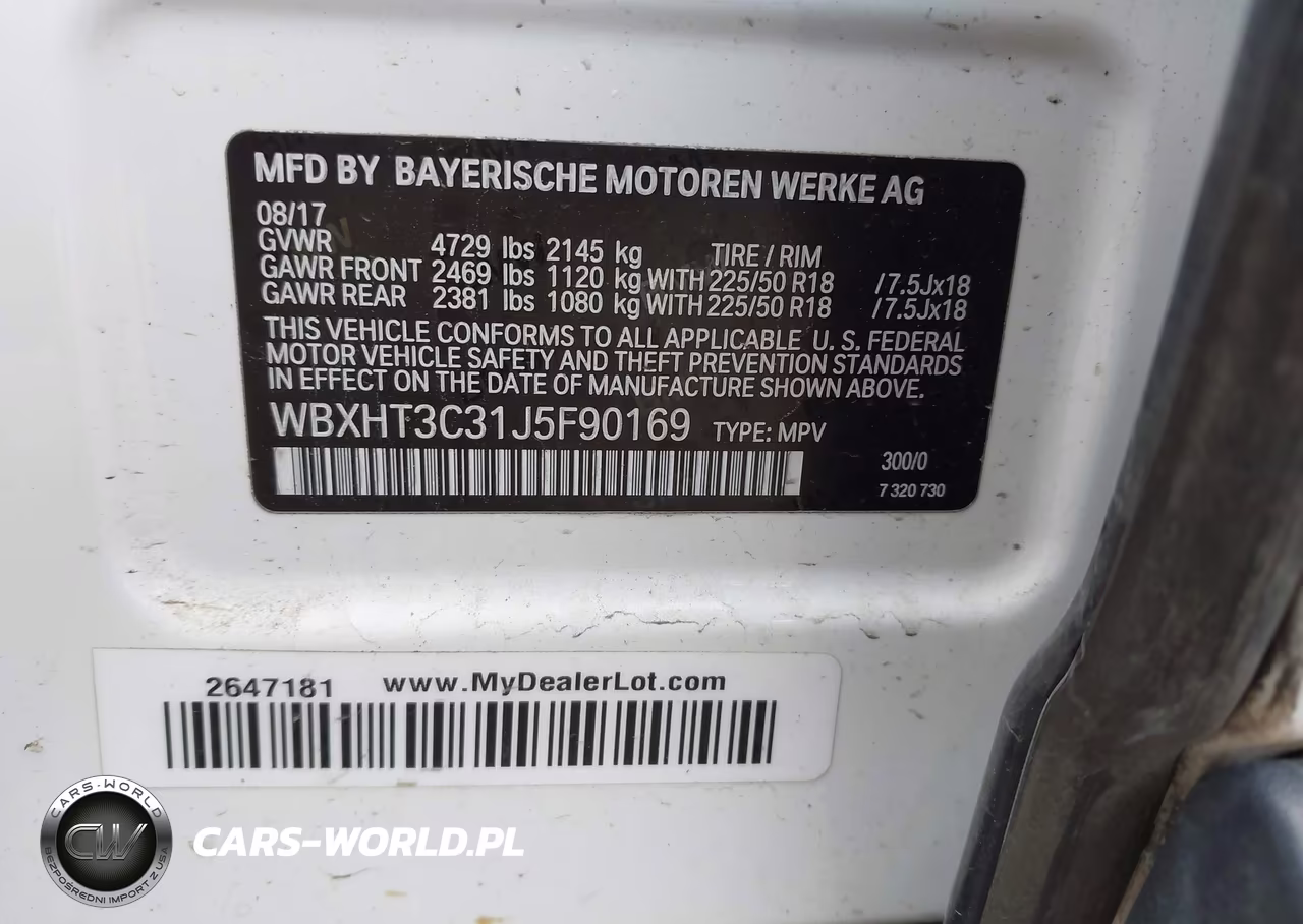 2018 BMW X1 xDrive28I VIN:WBXHT3C31J5F90169 - 9