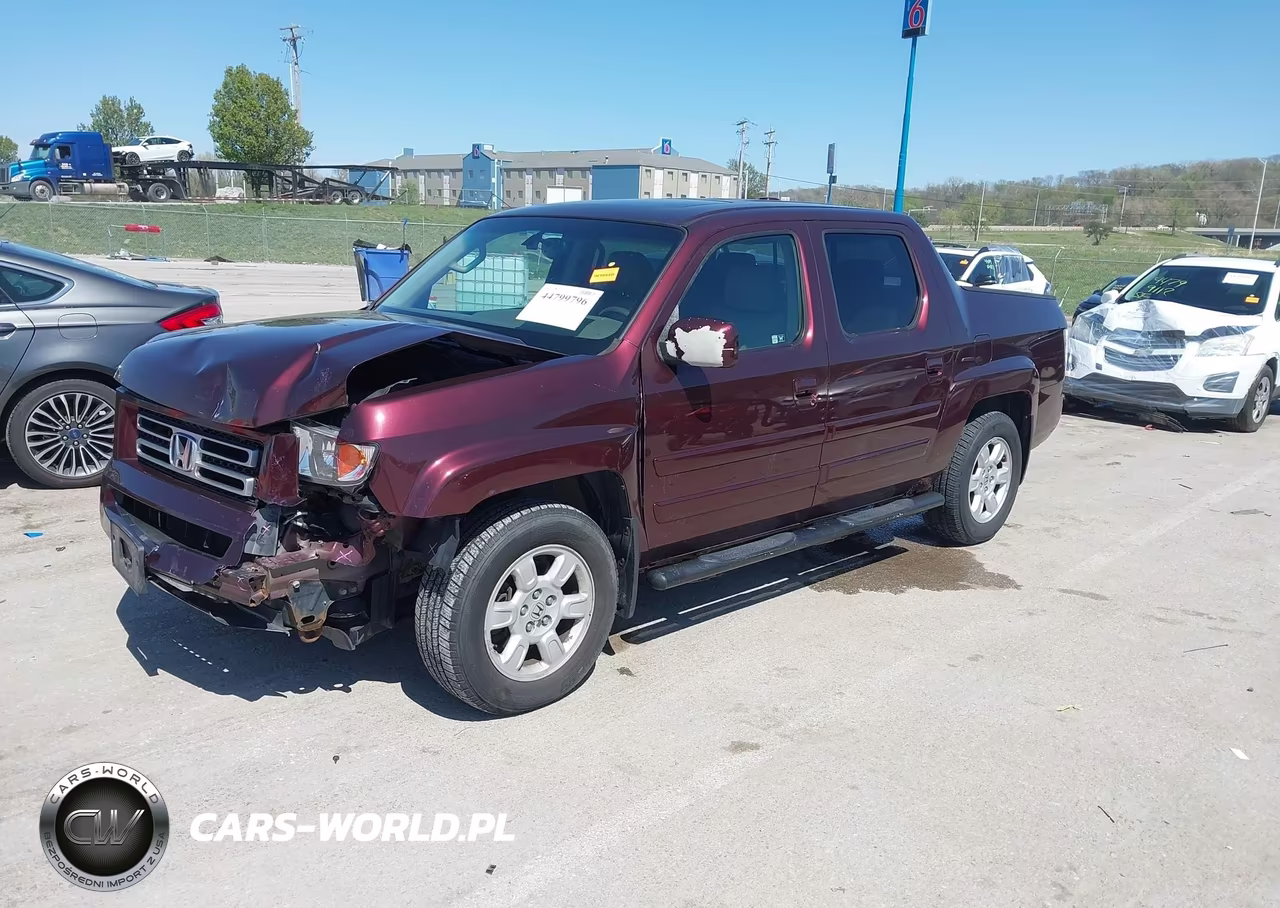 2007 Honda Ridgeline Rtl VIN:2HJYK16517H530081 - 2