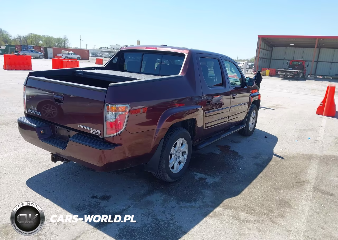 2007 Honda Ridgeline Rtl VIN:2HJYK16517H530081 - 4