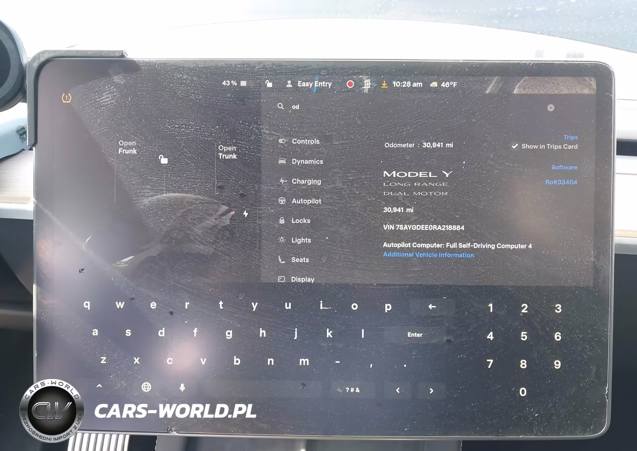 2024 Tesla Model Y Long Range Dual Motor All-Wheel Drive VIN:7SAYGDEE0RA218884 - 19