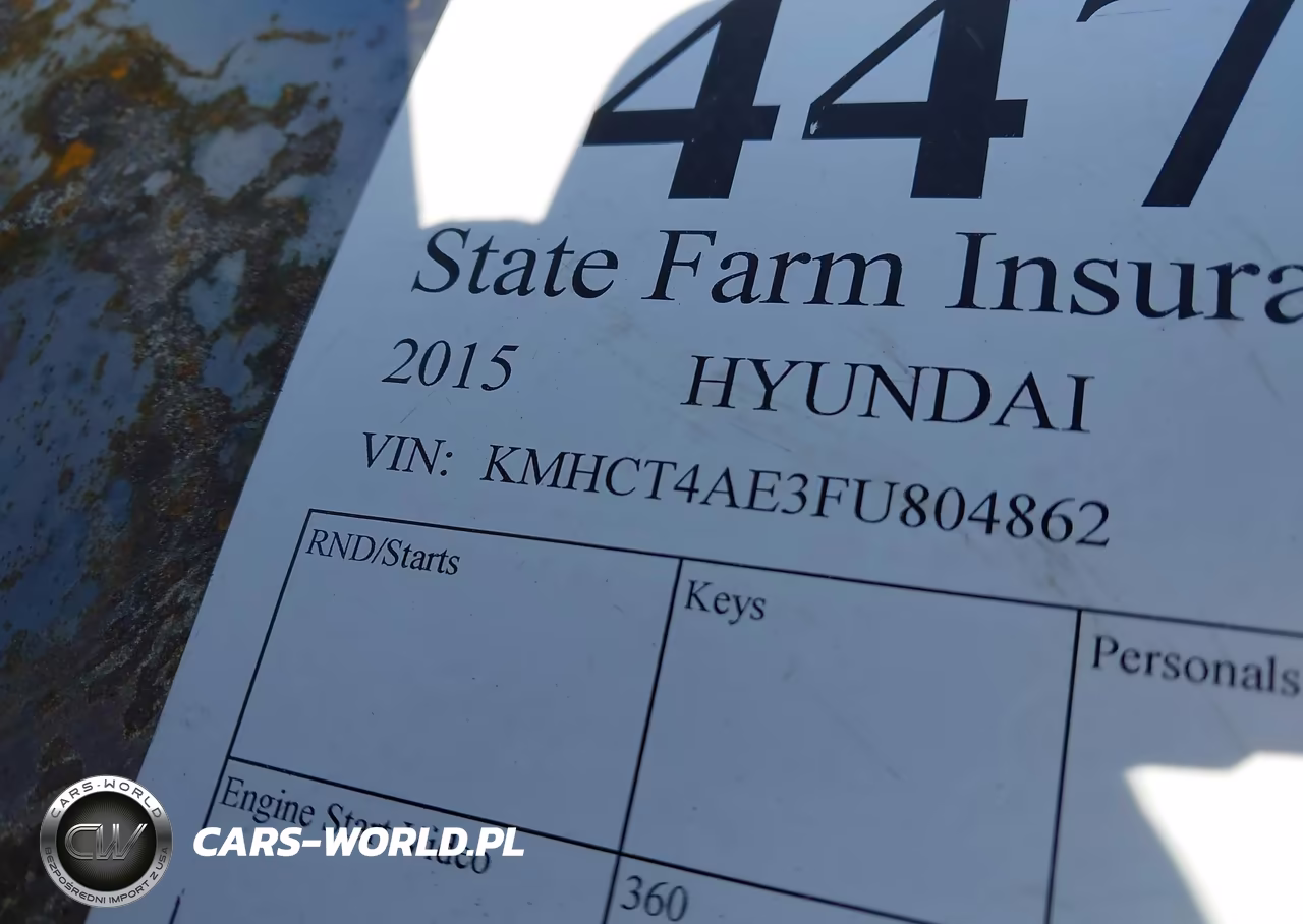 2015 Hyundai Accent Gls VIN:KMHCT4AE3FU804862 - 9