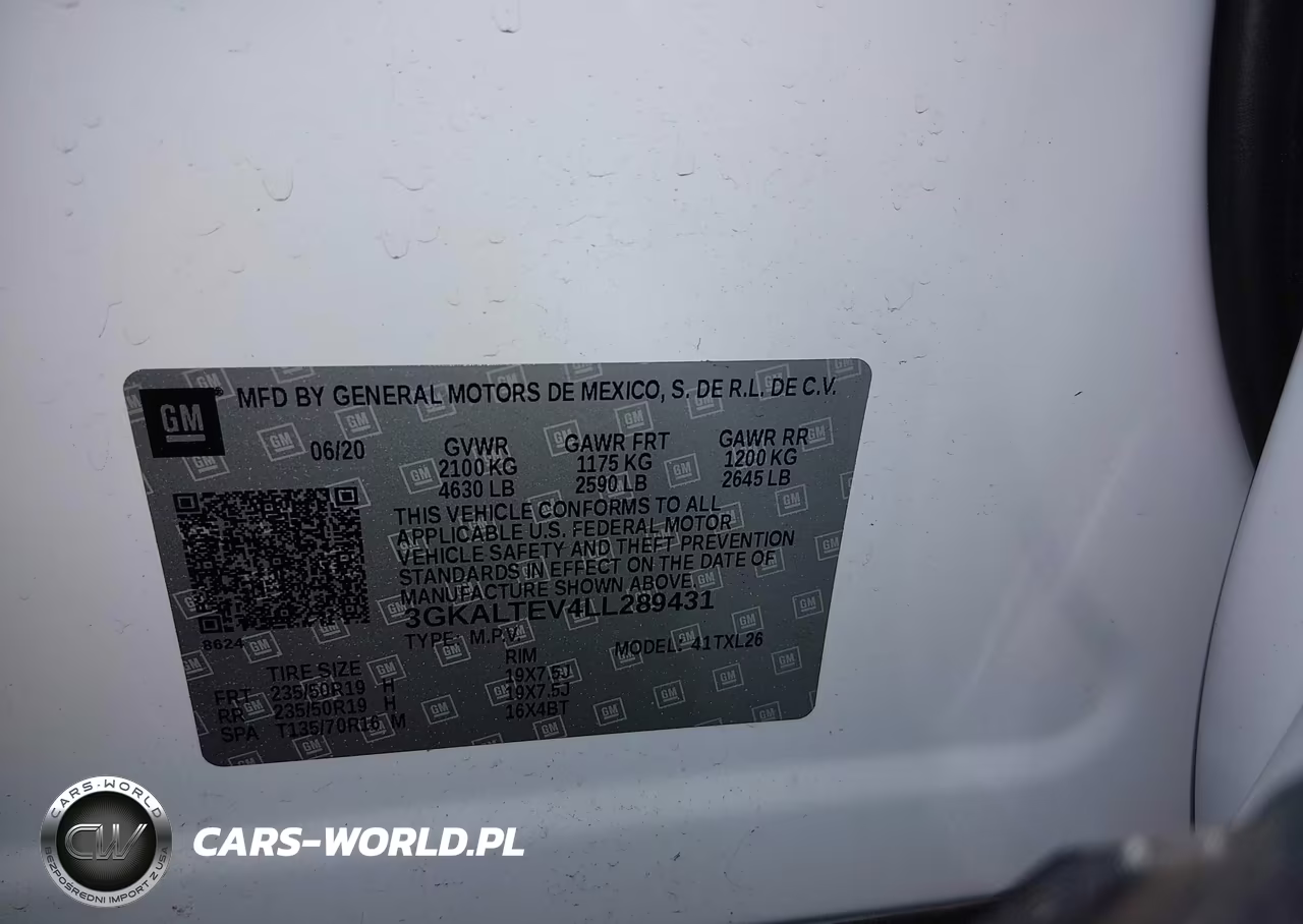 2020 GMC Terrain Awd Sle VIN:3GKALTEV4LL289431 - 9