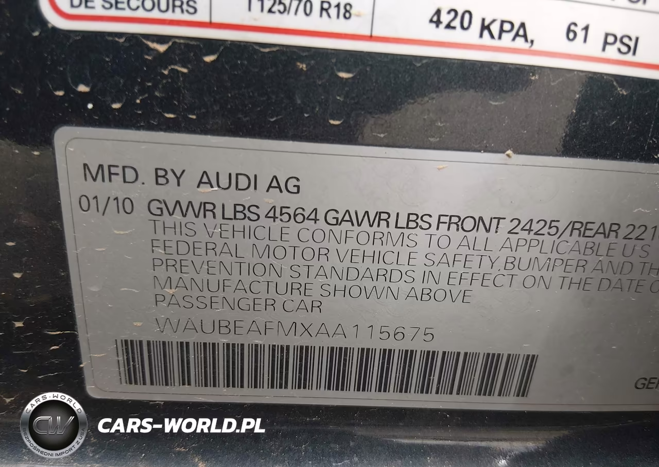 2010 Audi A3 2.0T Premium VIN:WAUBEAFMXAA115675 - 9