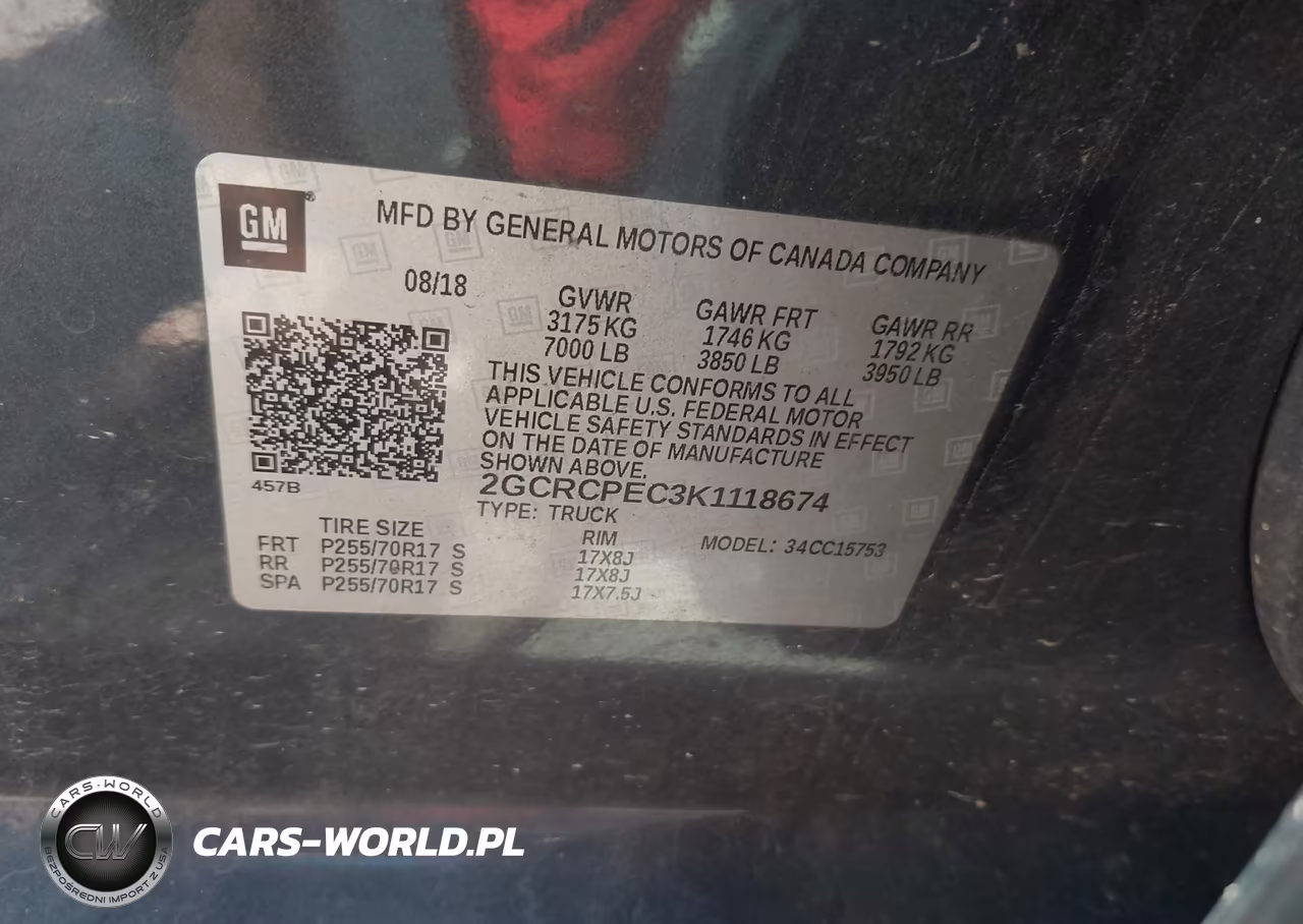 2019 Chevrolet Silverado 1500 Ld Lt VIN:2GCRCPEC3K1118674 - 9
