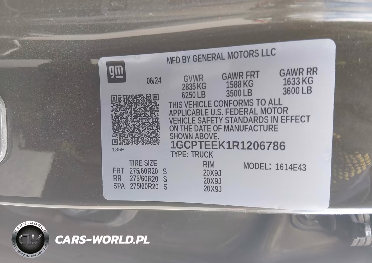 2024 Chevrolet Colorado 4Wd Trail Boss VIN:1GCPTEEK1R1206786 - 9