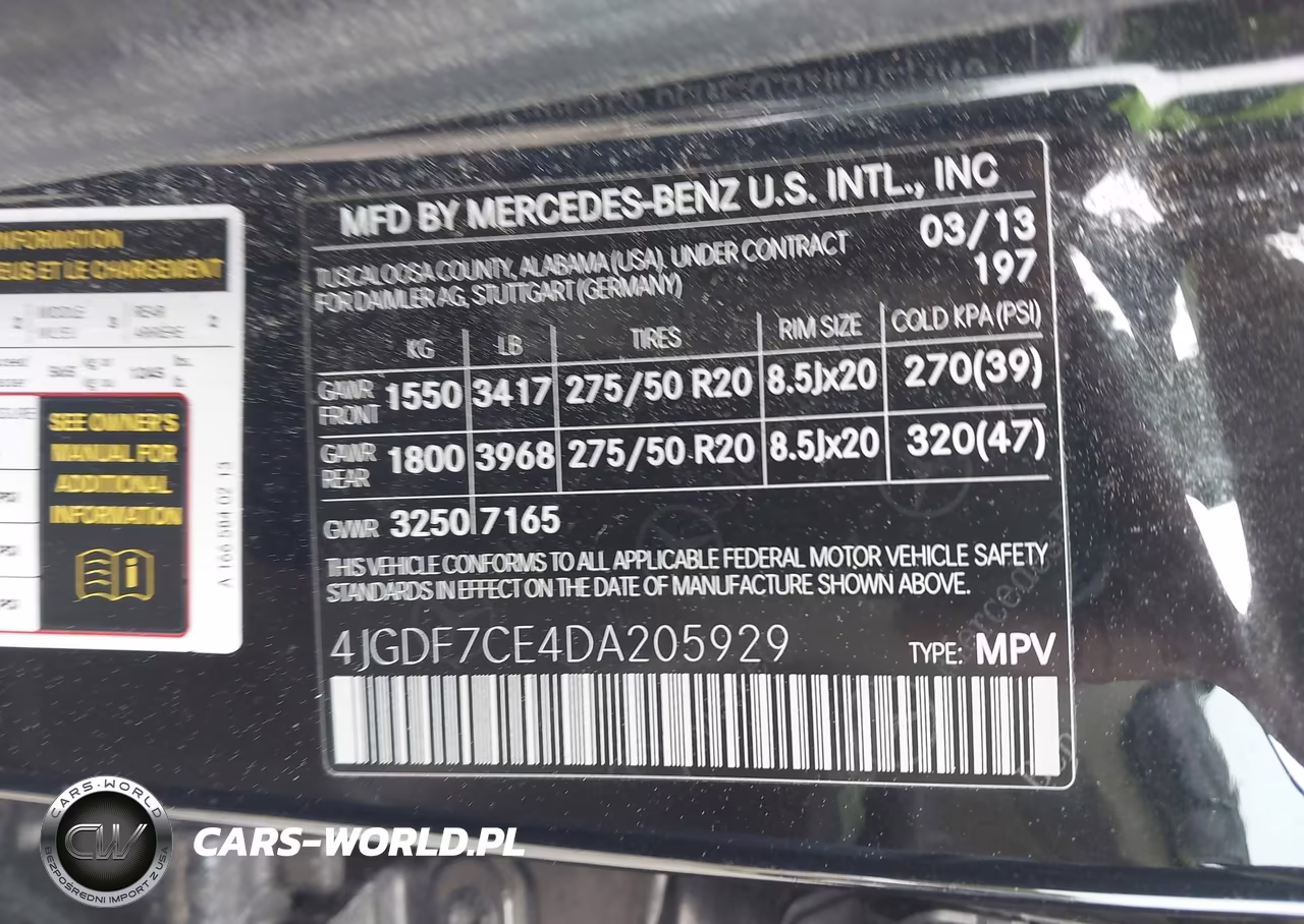 2013 Mercedes-Benz Gl 450 4Matic VIN:4JGDF7CE4DA205929 - 9