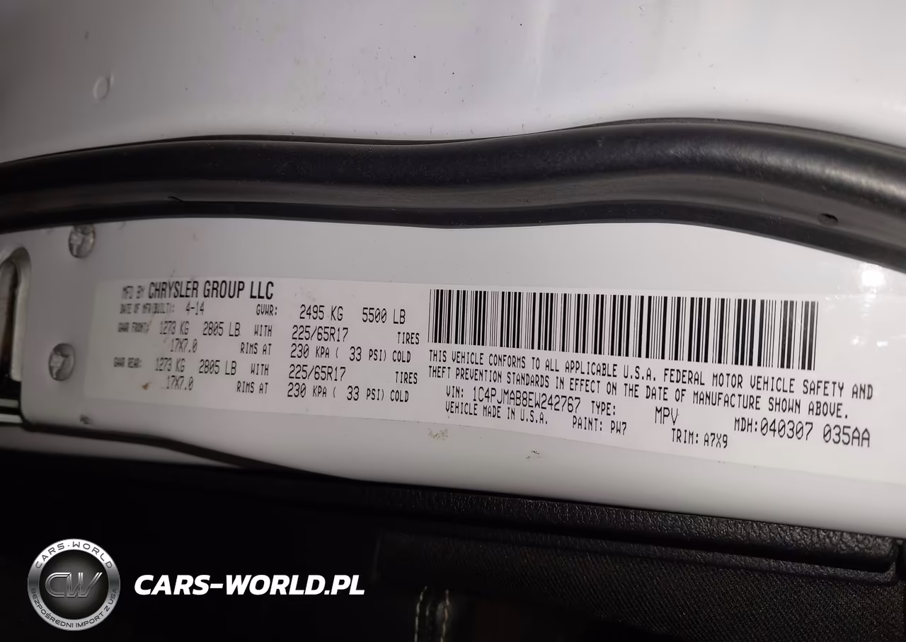 2014 Jeep Cherokee Sport VIN:1C4PJMAB8EW242767 - 9