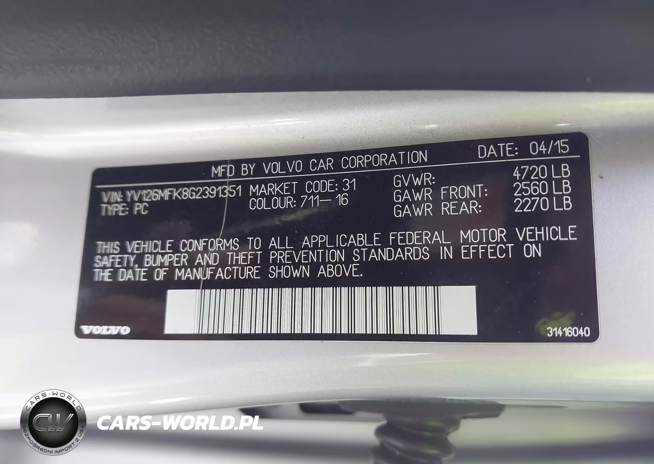 2016 Volvo S60 T5 Drive-E Premier VIN:YV126MFK8G2391351 - 9