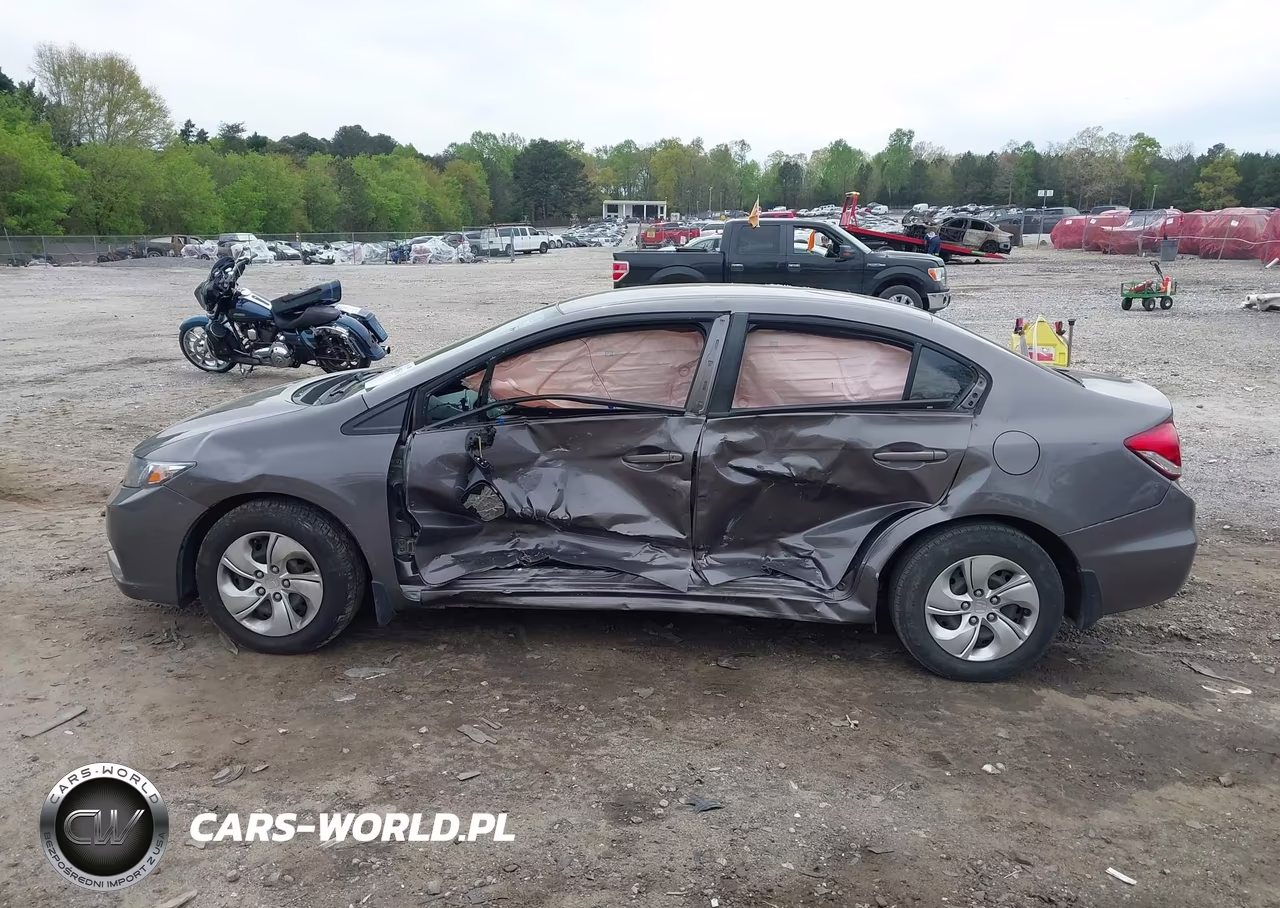 2013 Honda Civic Lx VIN:19XFB2F54DE069354 - 14