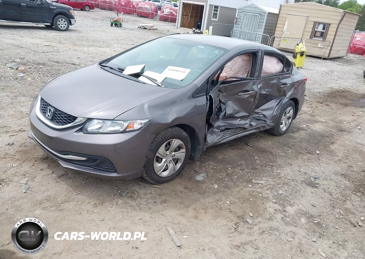2013 Honda Civic Lx VIN:19XFB2F54DE069354 - 2