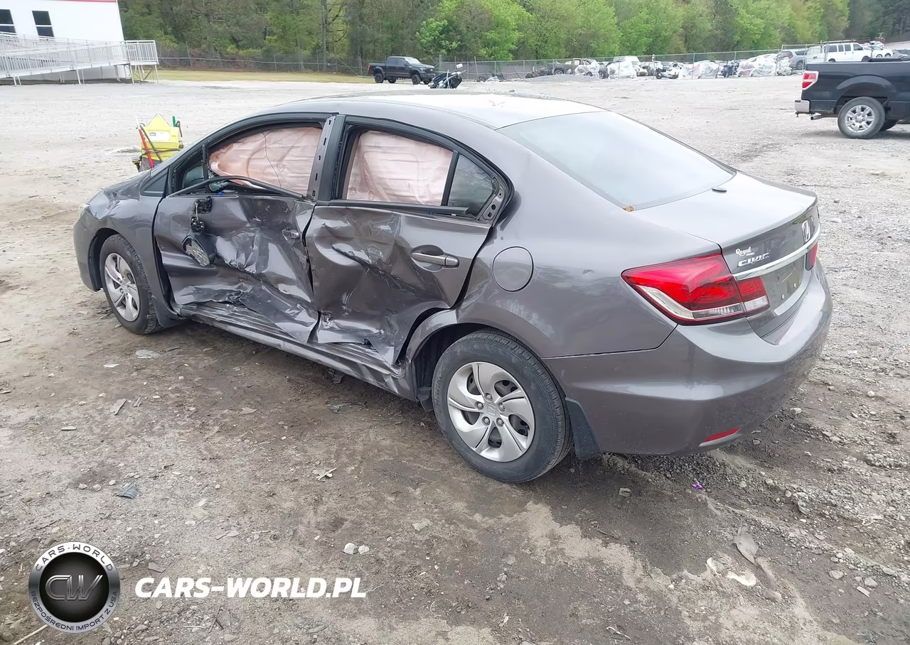 2013 Honda Civic Lx VIN:19XFB2F54DE069354 - 3