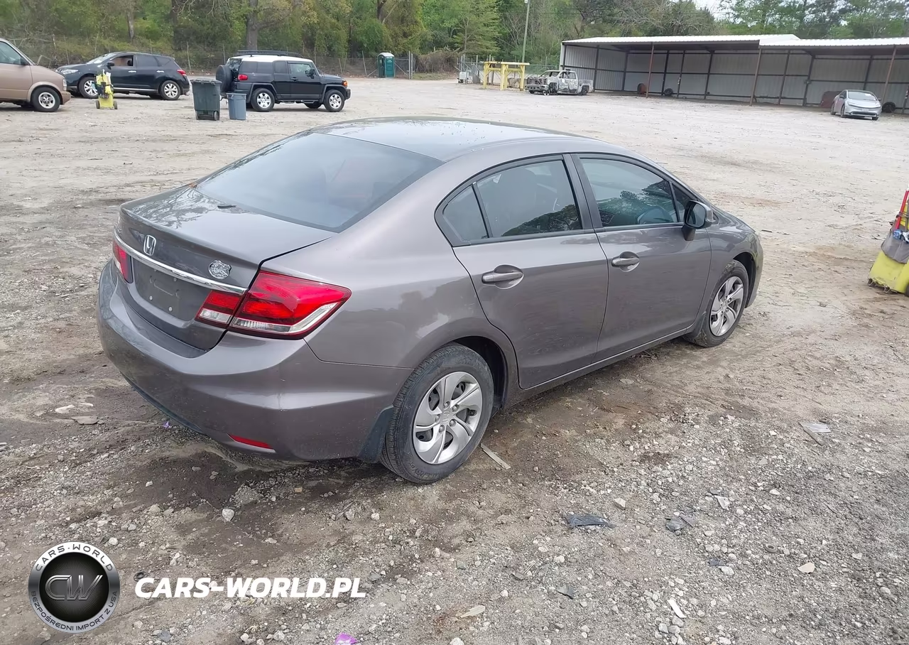 2013 Honda Civic Lx VIN:19XFB2F54DE069354 - 4